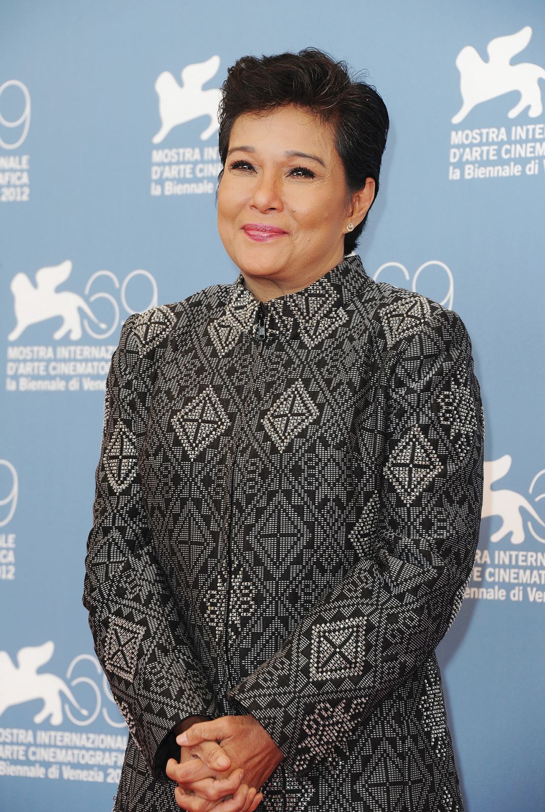 VENICE, ITALY - SEPTEMBER 06: Actress Nora Aunor attends the "Thy Womb" Photocall during the 69th Venice Film Festival at the Palazzo del Casino on September 6, 2012 in Venice, Italy. (Photo by Pascal Le Segretain/Getty Images)