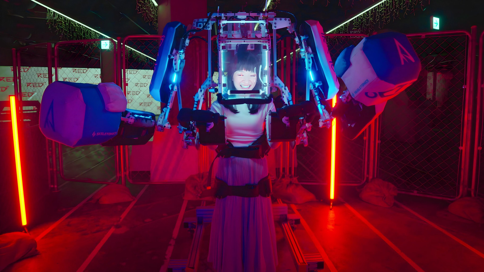 During her journey of self-discovery, Kondo even tried dancing in a robot suit
