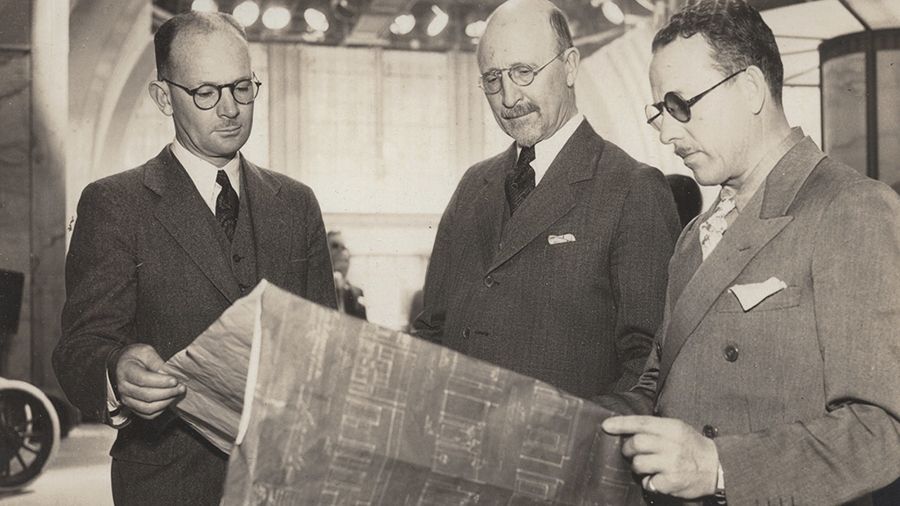 Donald (left) and John Parkinson (centre) (Photo: Parkinson Family Archive)