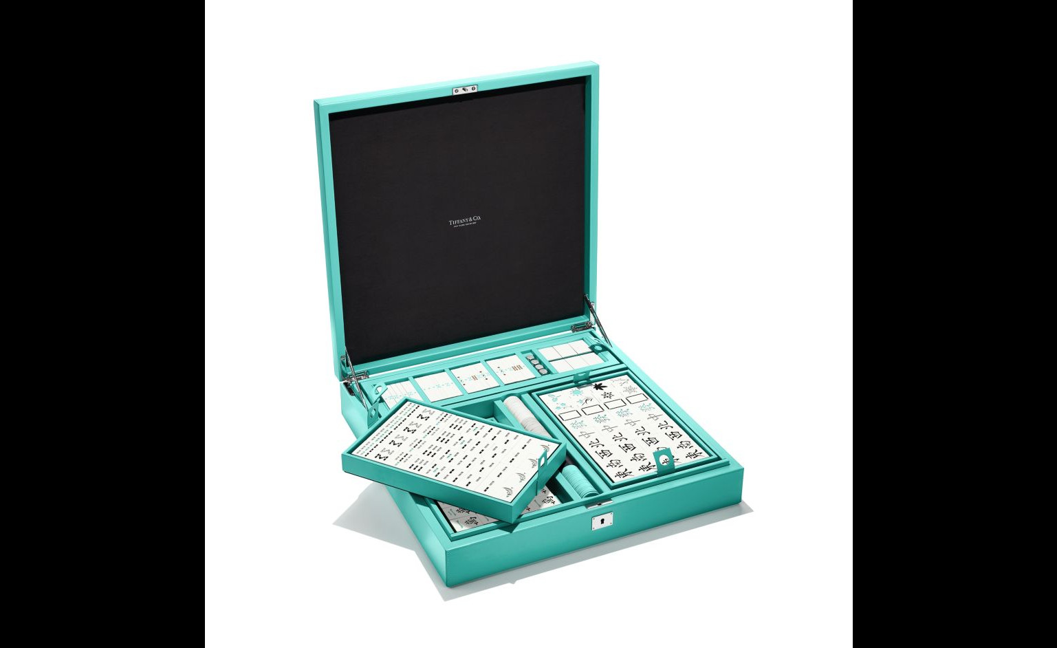 Tiffany & Co. Mahjong Set in a Tiffany Blue® Leather Box