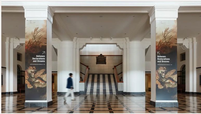 ภายใน National Gallery Singapore พื้นที่จัดแสดงงานศิลปะเอเชียตะวันออกเฉียงใต้และสิงคโปร์ที่ใหญ่ที่สุดในโลก (ภาพ: National Gallery Singapore)