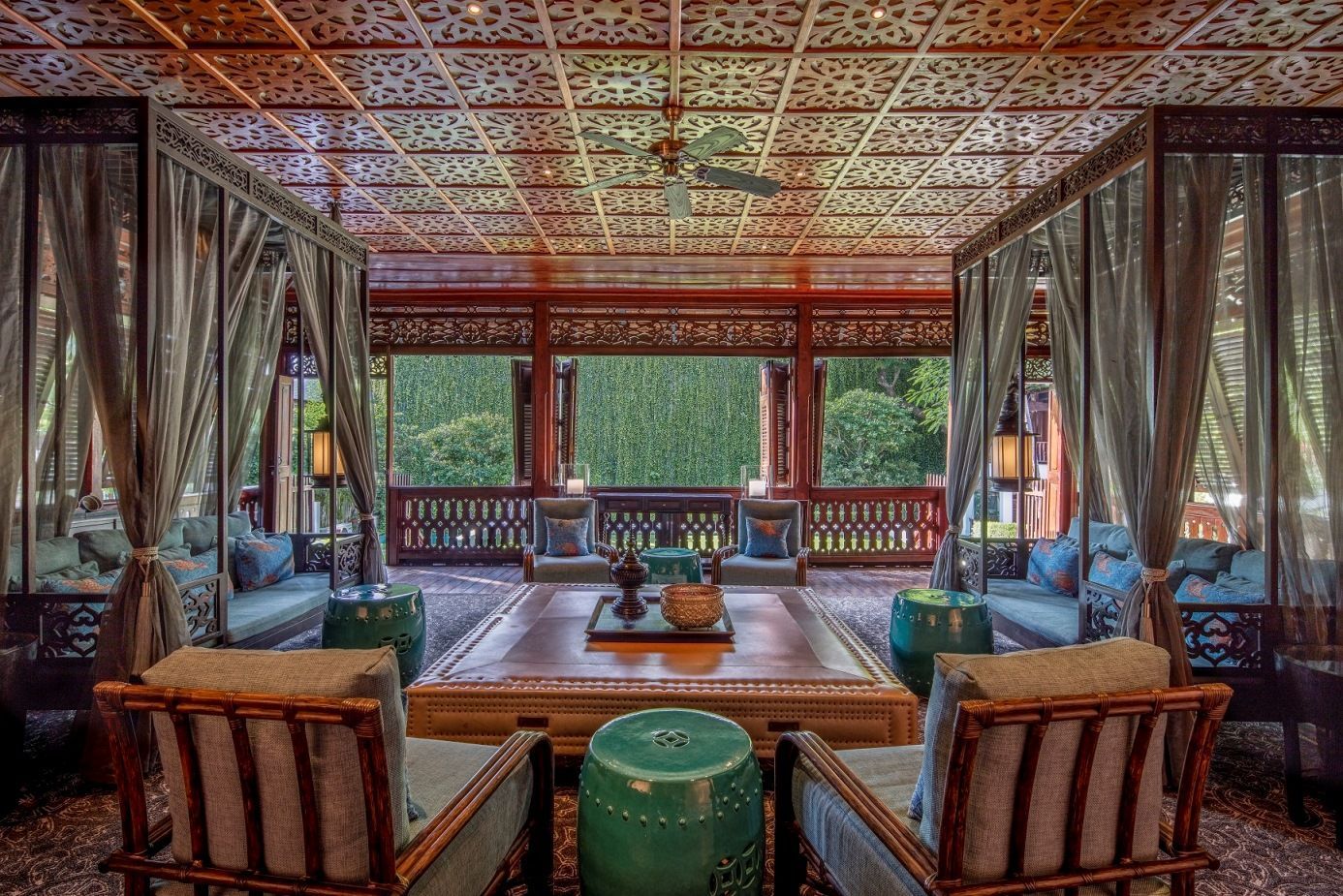 เลานจ์สุดพิเศษของโรงแรม 137 Pillars House Chiang Mai