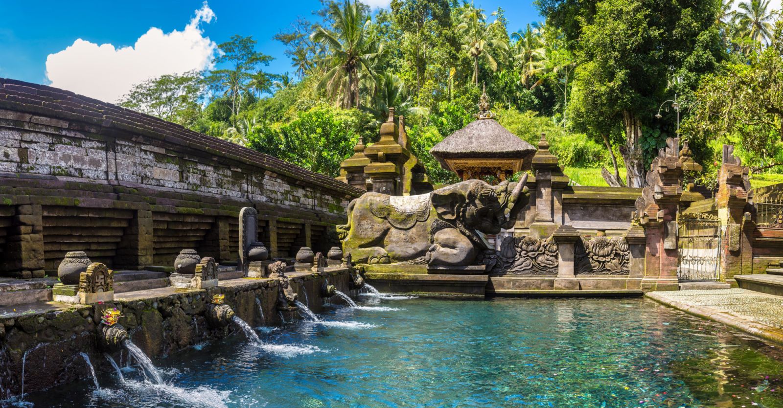 Tirta Empul Temple วัดน้ำพุศักดิ์สิทธิ์ ที่บาหลี ประเทศอินโดนีเซีย (ภาพ: Getty Images)