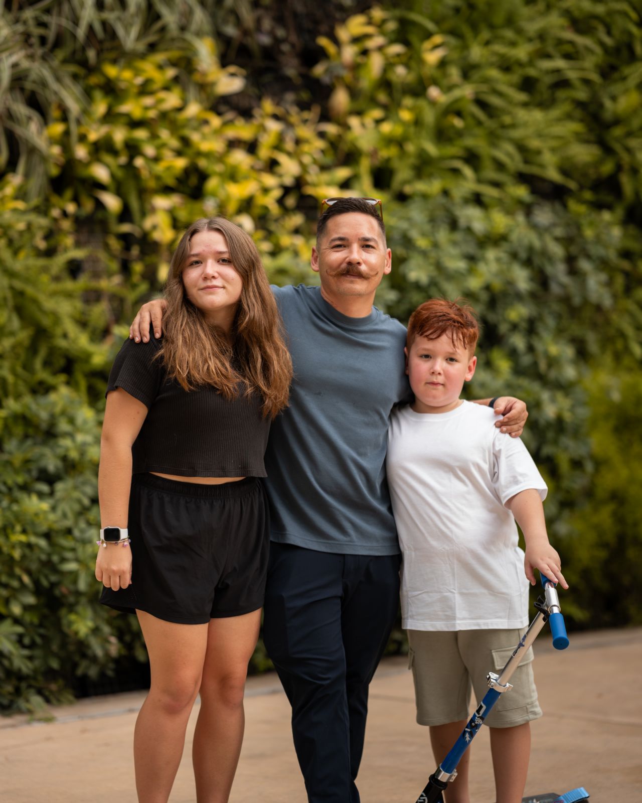 Father's Day messages from chefs | Josh Boutwood and his children | Photo: courtesy of Josh Boutwood