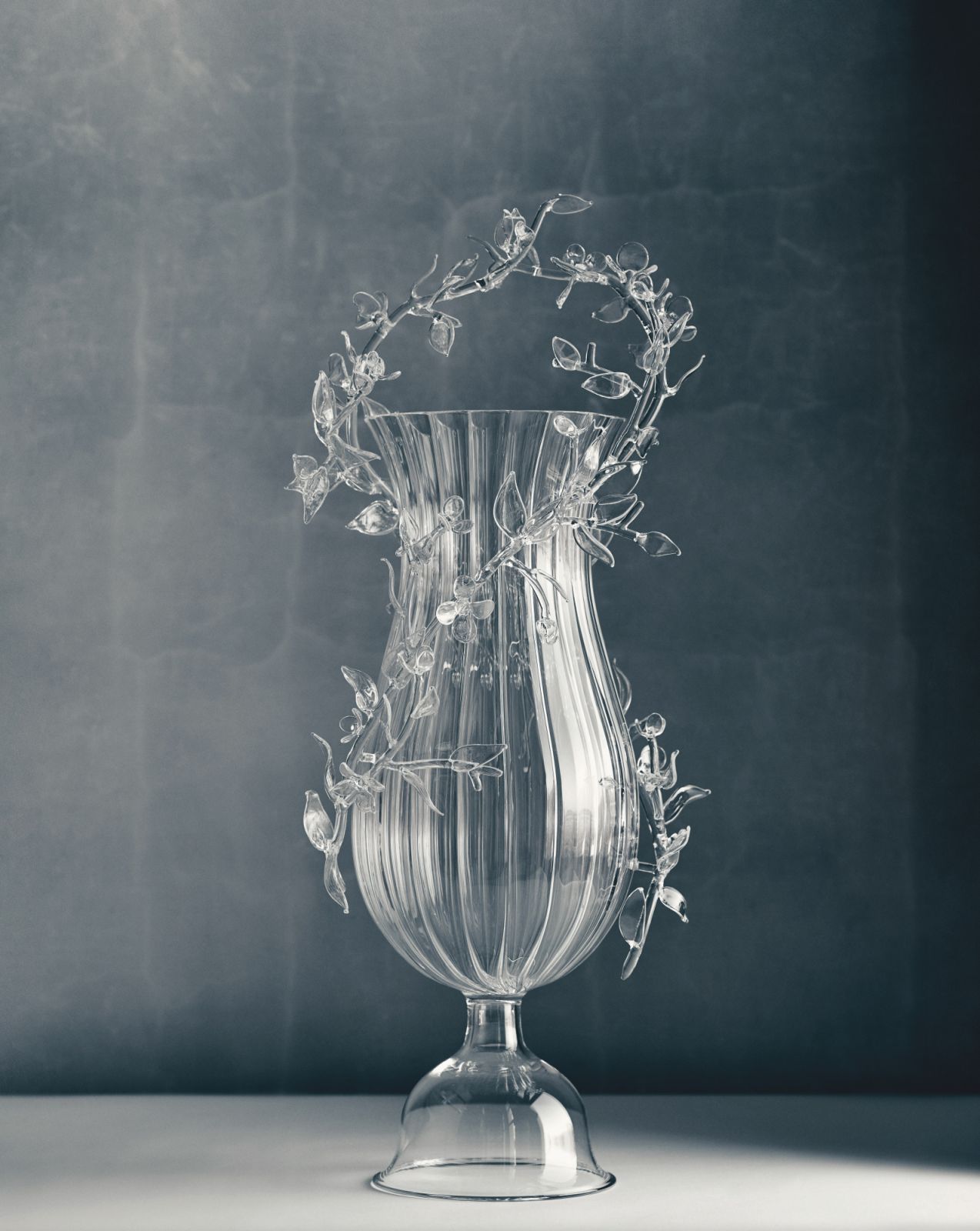 One of the vases from Dior Maison’s Ode à la Nature collection presented at Milan Design Week 2025