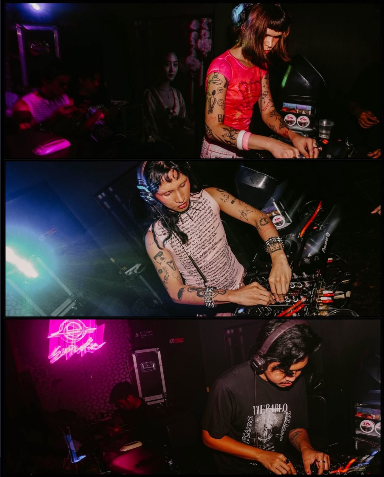 Scenes from Club Euphoria's "Euphoria Friday: Pitompu't Pitong Puting Puta: The Malayaugh Birthday Show" featuring Edgy Teresa (Photo: Instagram / Club Euphoria)