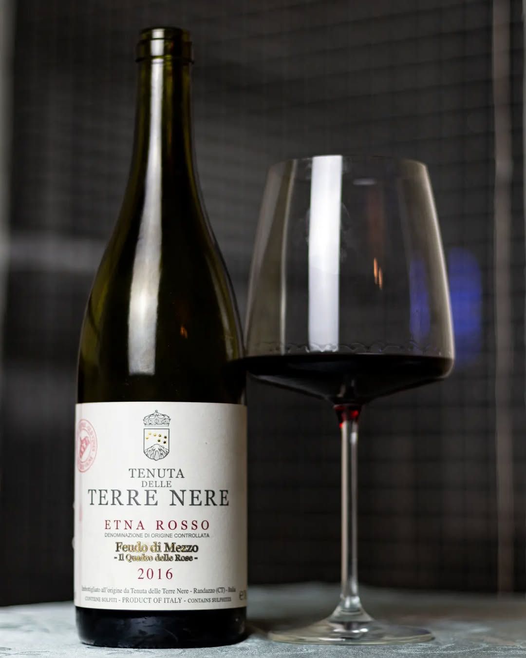 Etna Rosso 2016 by Tenuta delle Terre Nere from Sicily, Italy (Photo: Instagram/@velikanskiy) red burgundy wine