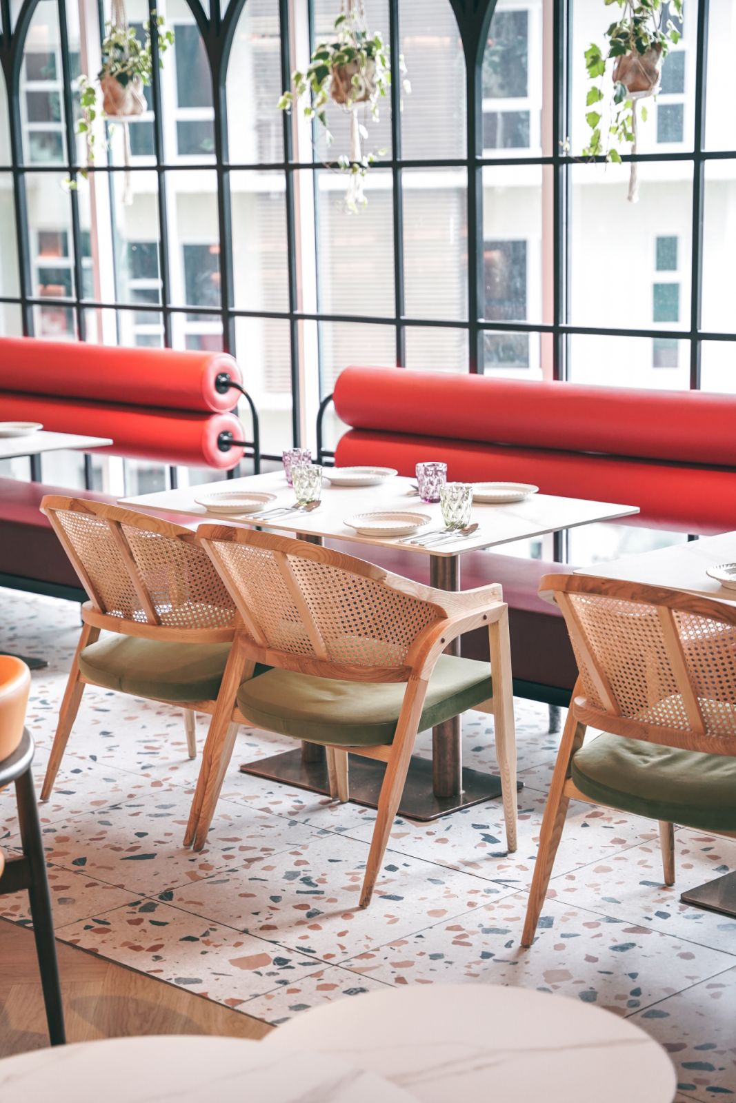 Soft lighting, lush textures, and Euro-chic charm