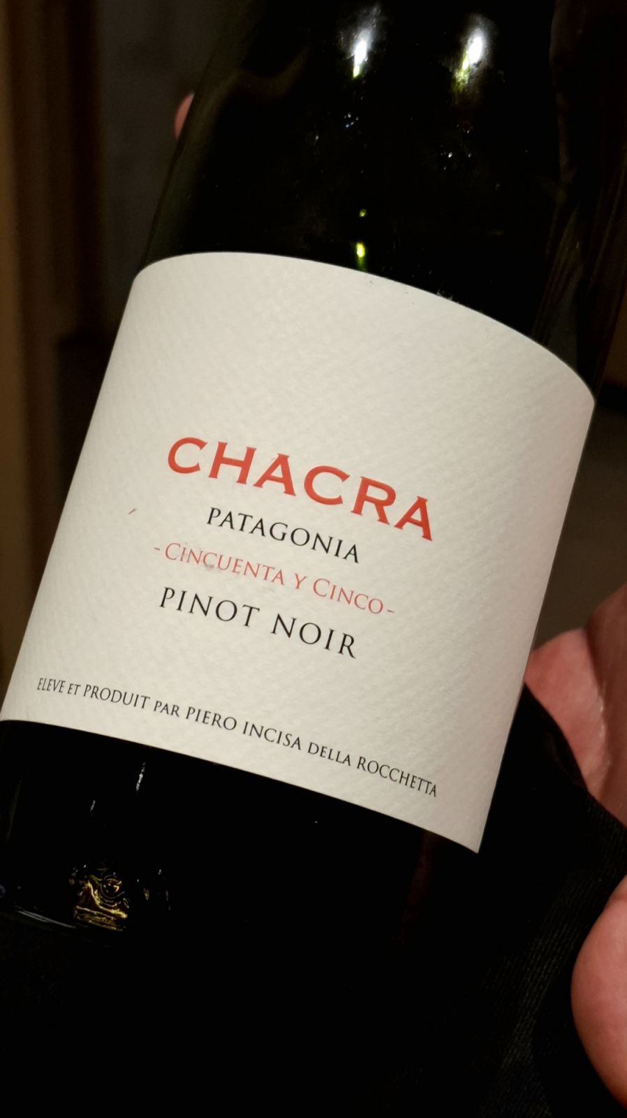 Pinot noir by Bodega Chacra from Patagonia, Argentina (Photo: Dawson Tan) red burgundy wine