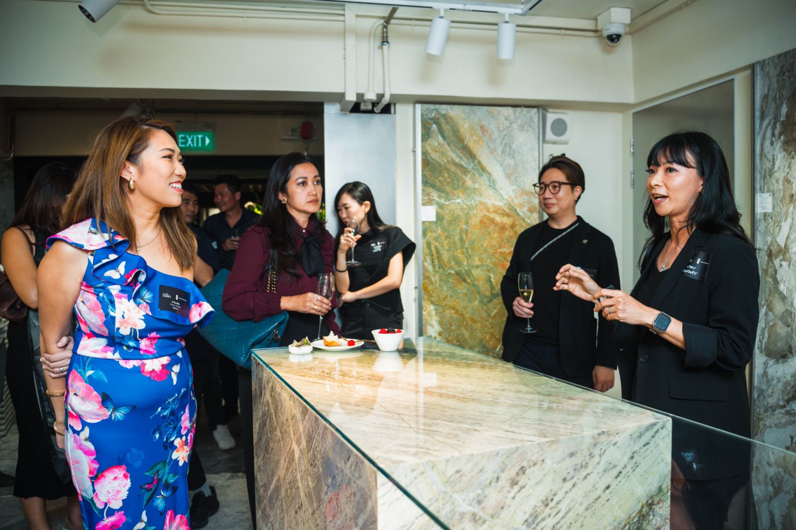 Joey Lee introducing Hafary House’s extensive natural stone collection