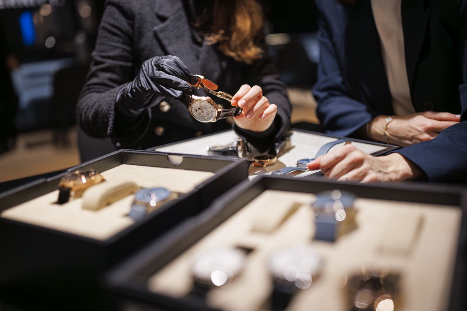 Touch & Feel IWC at Watches and Wonders GENEVA, in Geneva, Switzerland, Saturday, April 13, 2024. The Master Event of the Watches and Wonders ecosystem brings together the leading names of the Watchmaking and luxury industry from April 9 to April 15, 2024 at Geneva Palexpo. (WWGF/KEYSTONE/Valentin Flauraud)