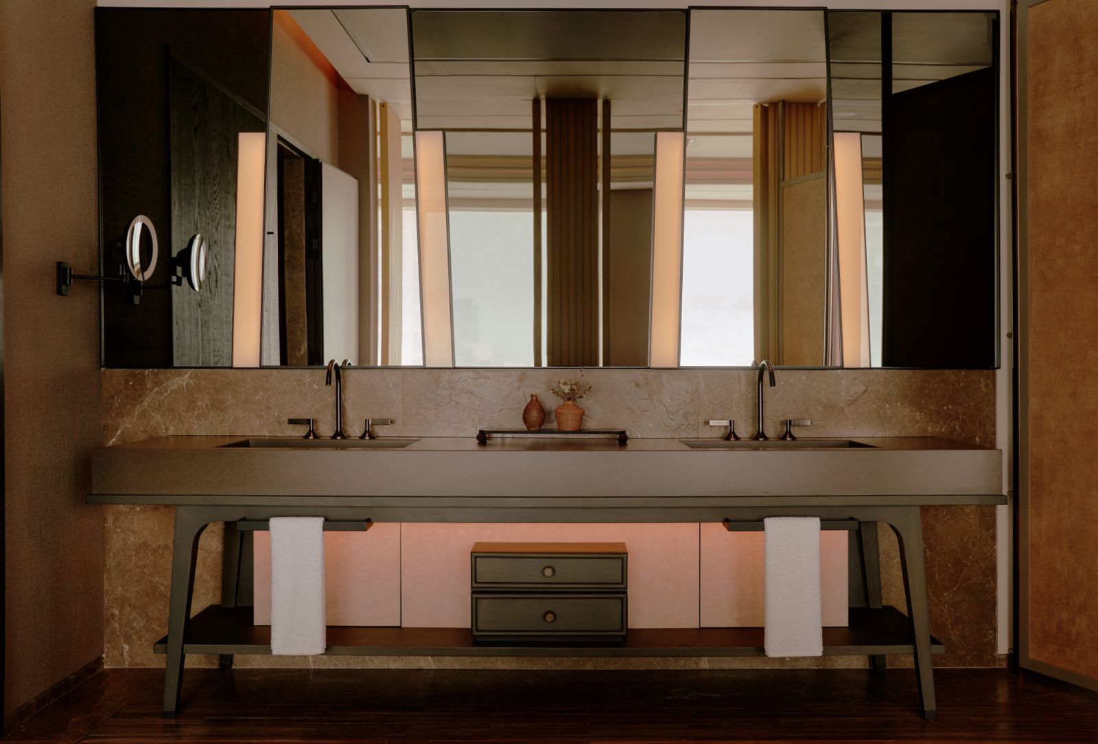 บรรยากาศภายในห้องสวีท Premier Suite ของโรงแรม Aman Nai Lert Bangkok (ภาพ: Aman Nai Lert Bangkok)