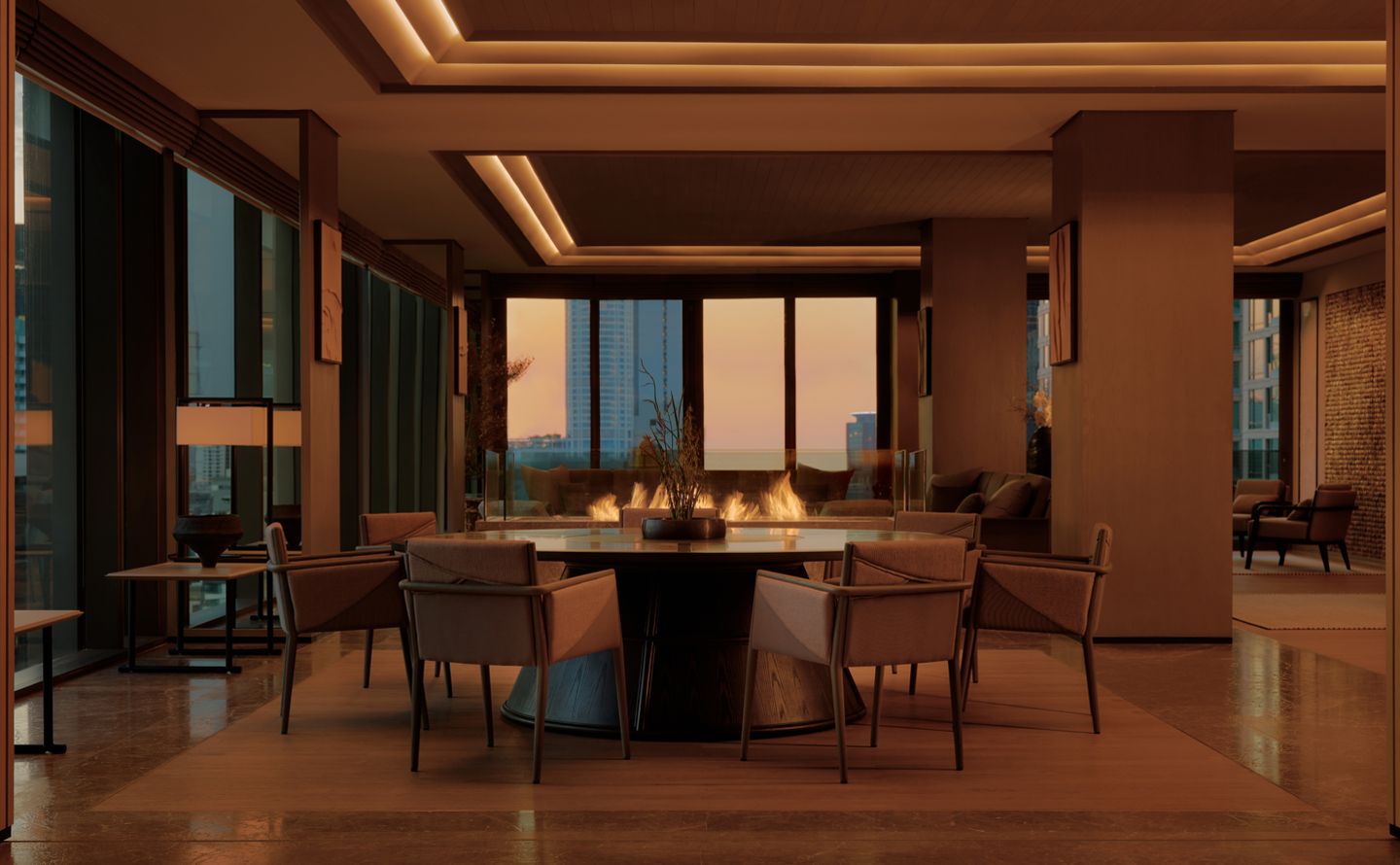 Aman Suite ห้องสวีทซิกเนเจอร์ของโรงแรม Aman Nai Lert Bangkok การออกแบบเน้นความโอ่อ่าและฟังก์ชั่นการใช้งานที่ยืดหยุ่นในสไตล์เรสซิเดนซ์ (ภาพ: Aman Nai Lert Bangkok)