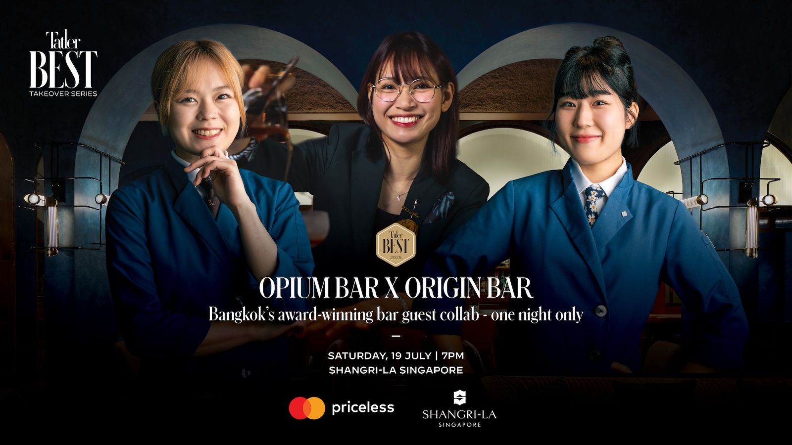 Tatler Best Takeover Series: Opium bar’s head bartender Julie Nguyen will team up with Origin Bar’s Aki Nakata and Cherry Lee to concoct signature cocktails for an exclusive bar collaboration
