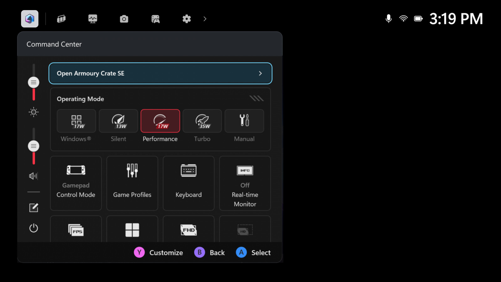 As soon as users boot up the Xbox Ally, they are welcomed by a full screen Xbox experience (Photo: Asus)