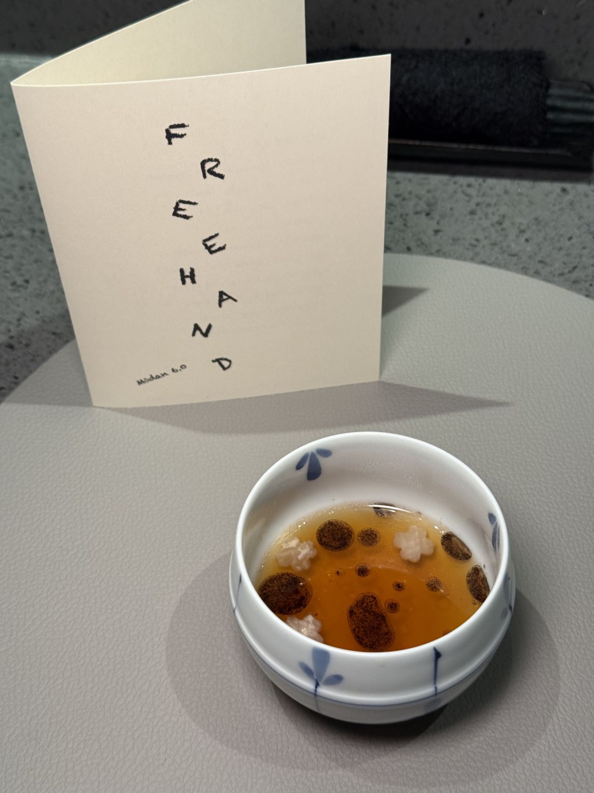 Mōdan new tasting menu - Free Hand - Jorge Mendez