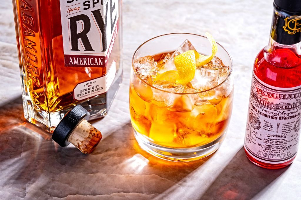 WASHINGTON, DC - JUNE 3: Vieux Carre cocktail photographed for Food in Washington, DC on June 3, 2024 (Photo by Scott Suchman for The Washington Post via Getty Images; food styling by Lisa Cherkasky for The Washington Post via Getty Images)