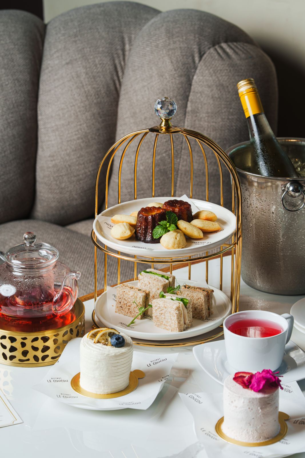 Le Coucou's new afternoon tea service Le Goûter | Photo: courtesy of Le Coucou