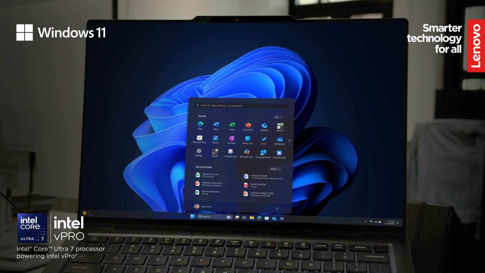 Intel Unison’s Smart Share feature enables seamless file transfer between mobile devices and the Lenovo ThinkPad X9 Aura Edition (Photo: Valerie Lim)