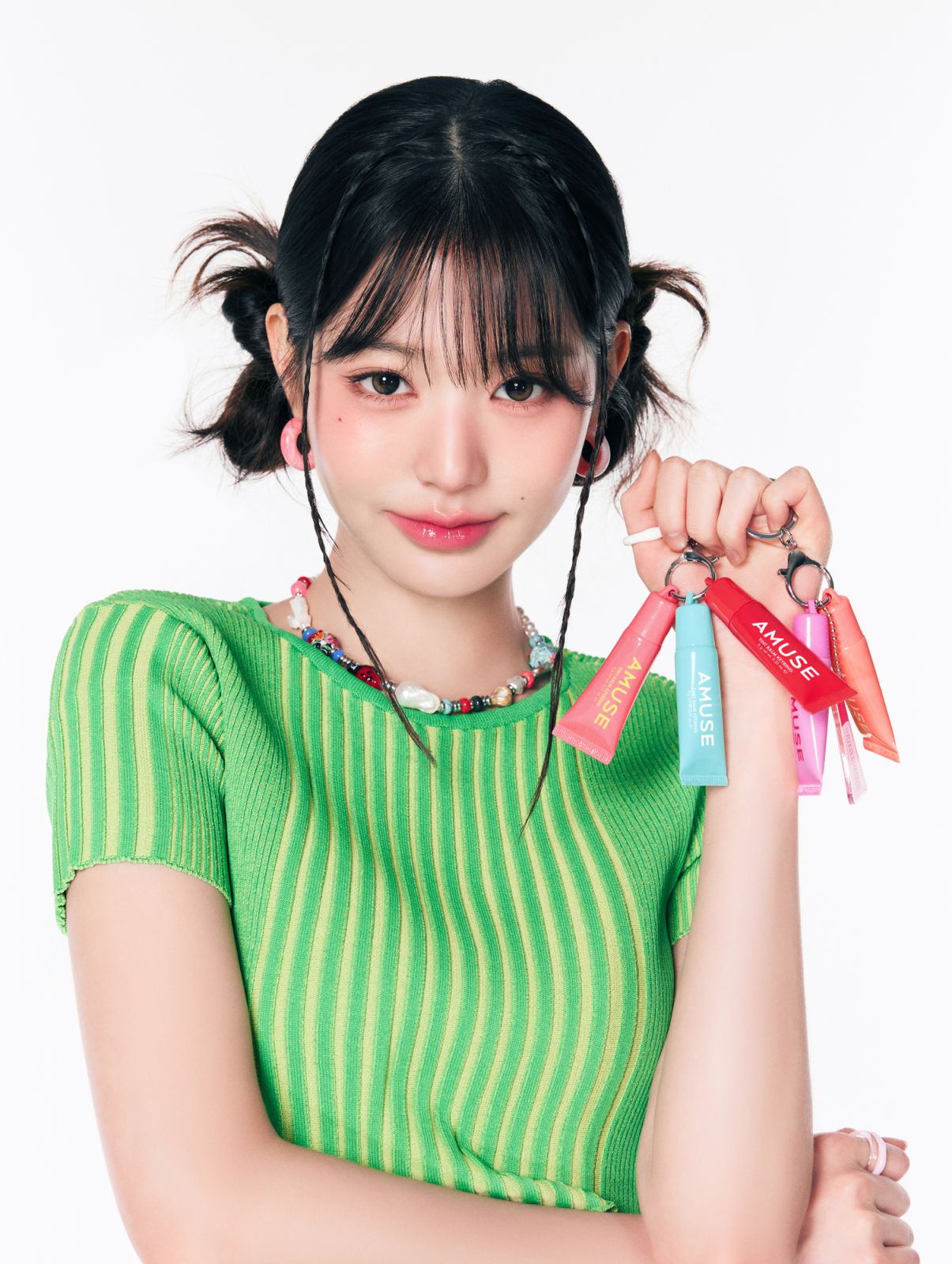 Wonyoung x Amuse Care Tint Balm Keyring