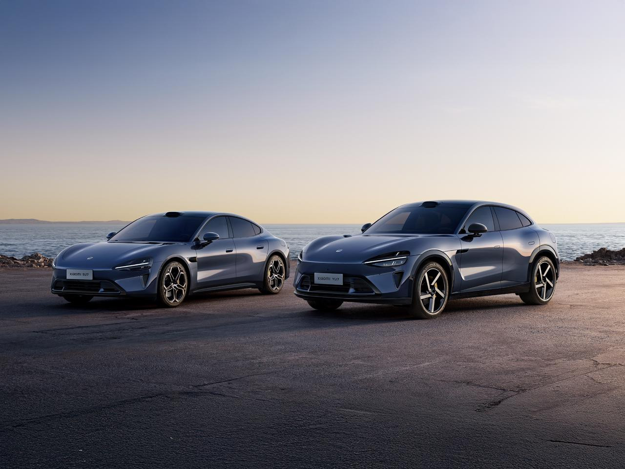 The YU7 SUV shares similar DNA and design language with the SU7 sports sedan (Photo: Xiaomi)