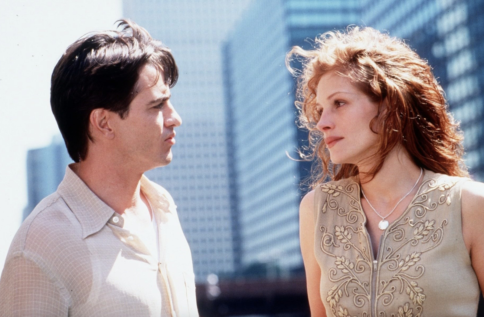 My Best Friend’s Wedding (1997) A New York City food critic attempts to sneakily sabotage her lifelong best friend’s wedding to a wealthy college student. Directed by PJ Hogan, the film stars Julia Roberts, Dermot Mulroney and Cameron Diaz (Photo: IMDb)
