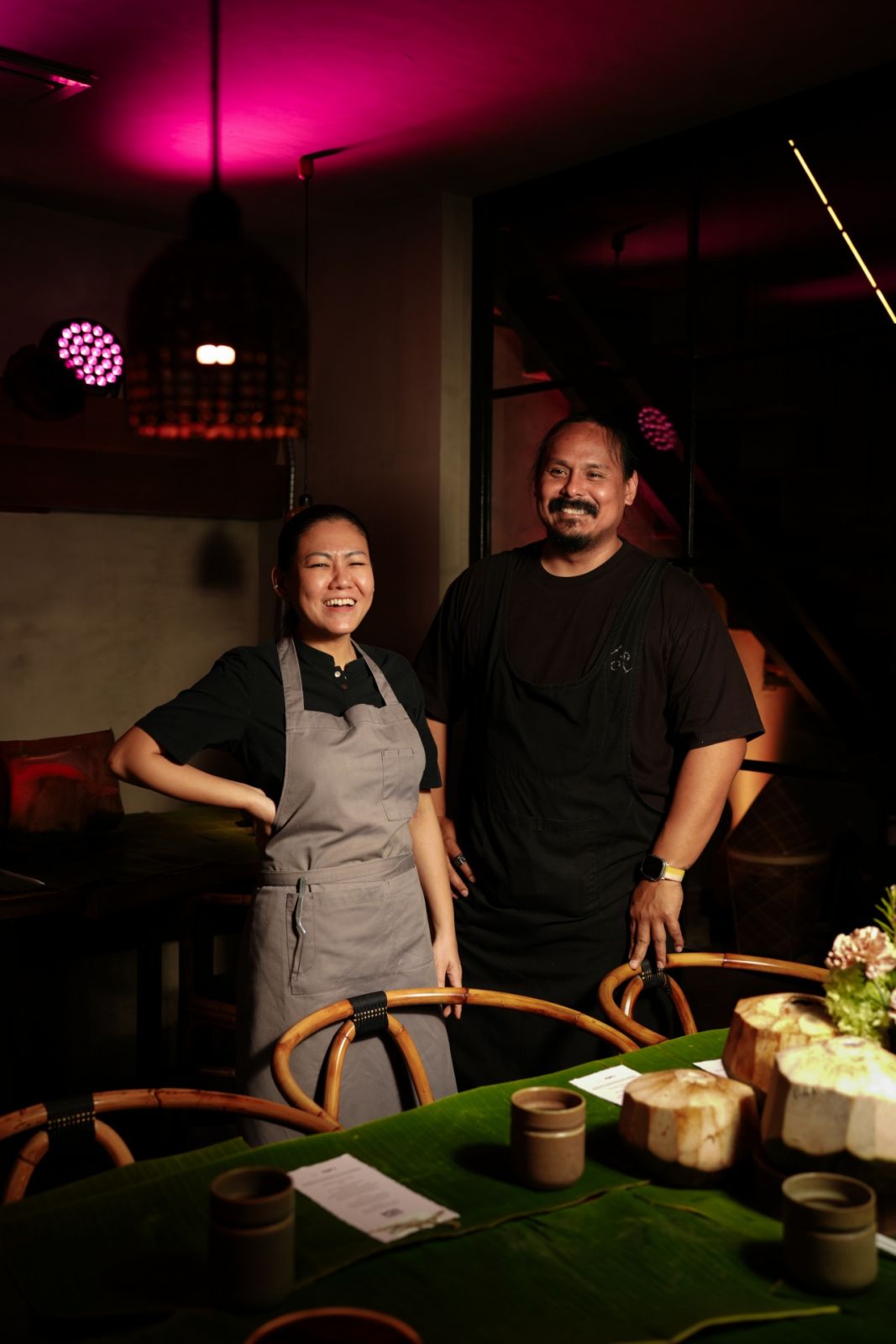 The launch of Baken 1104 with chef Johanne Siy and Jordy Navarra