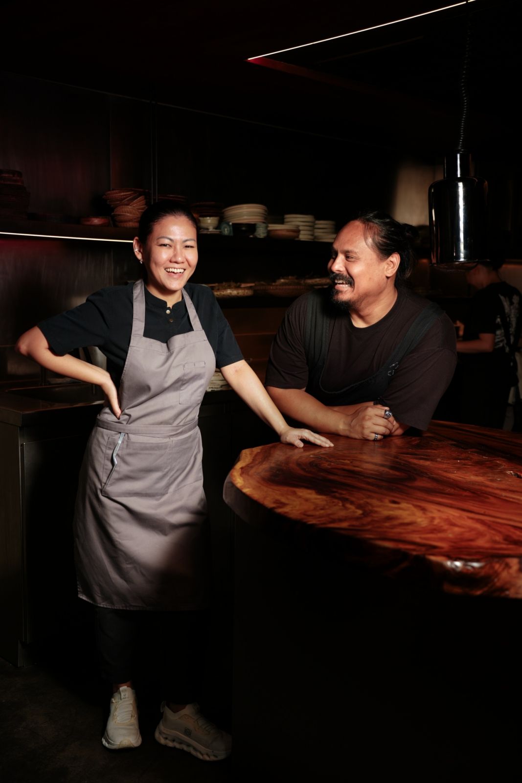 The launch of Baken 1104 with chef Johanne Siy and Jordy Navarra