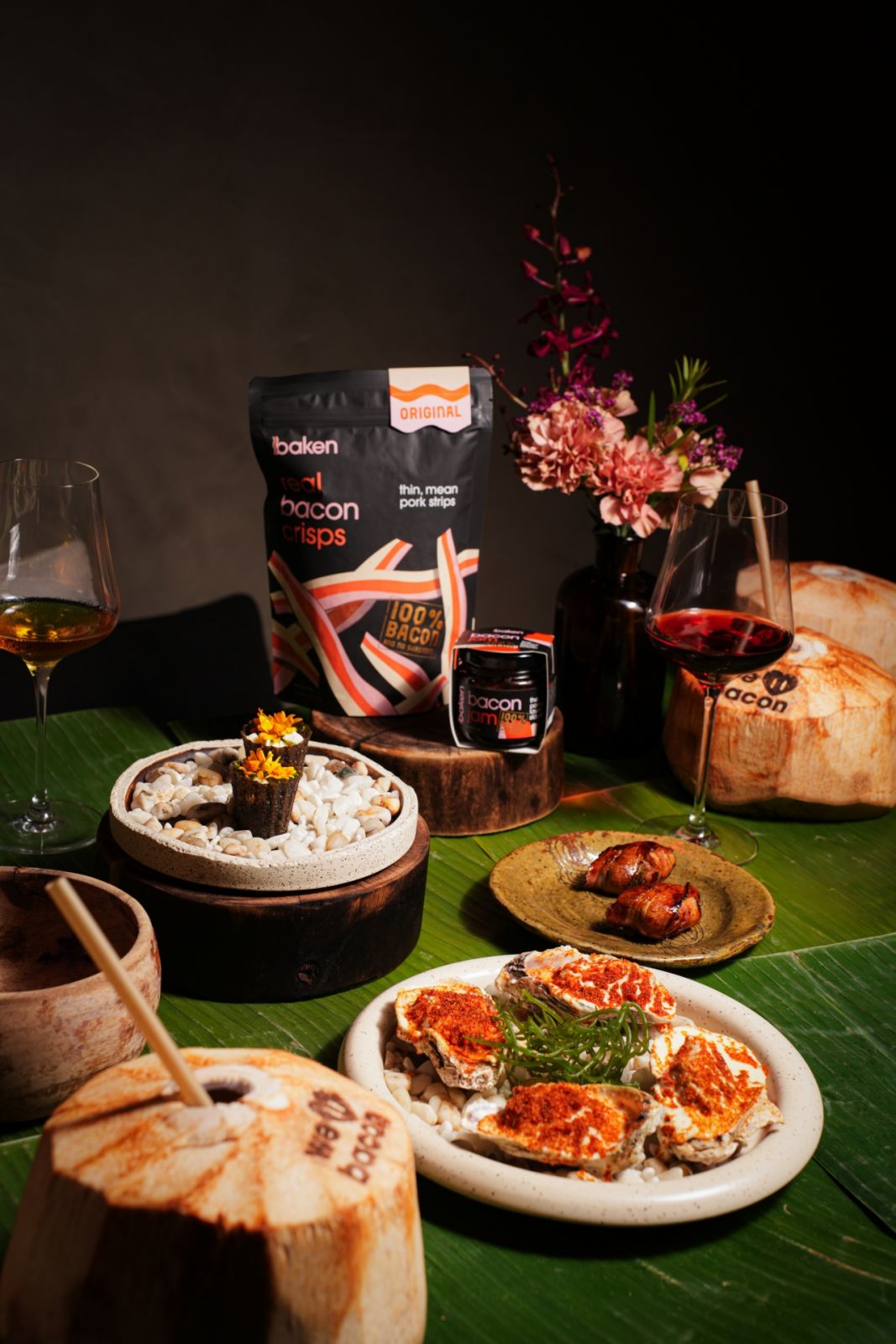The launch of Baken 1104 with chef Johanne Siy and Jordy Navarra