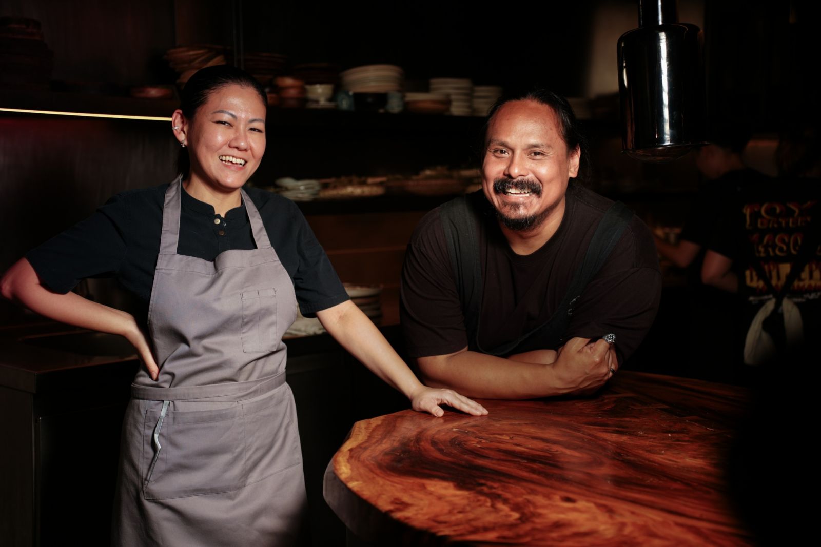 The launch of Baken 1104 with chef Johanne Siy and Jordy Navarra