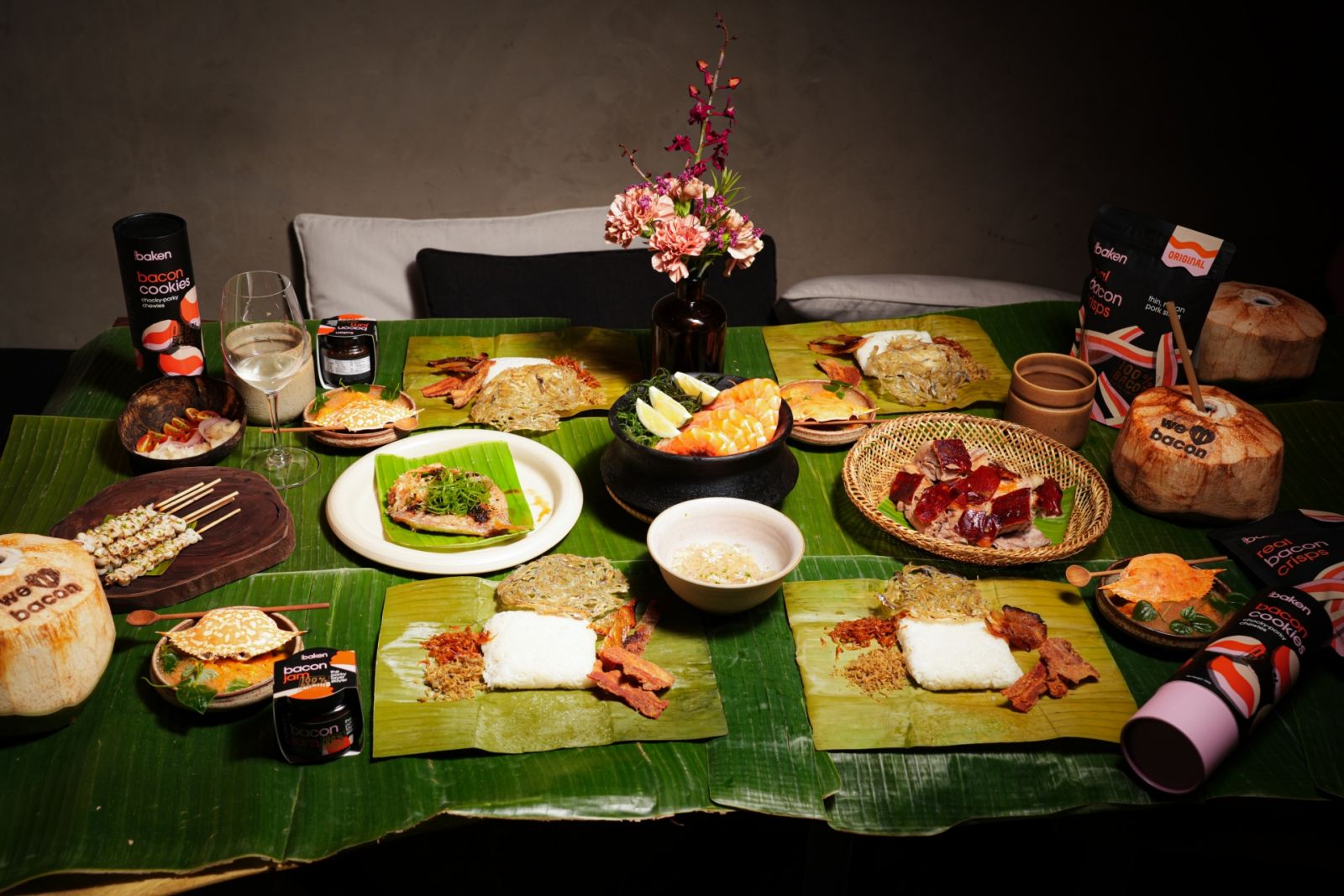 The launch of Baken 1104 with chef Johanne Siy and Jordy Navarra