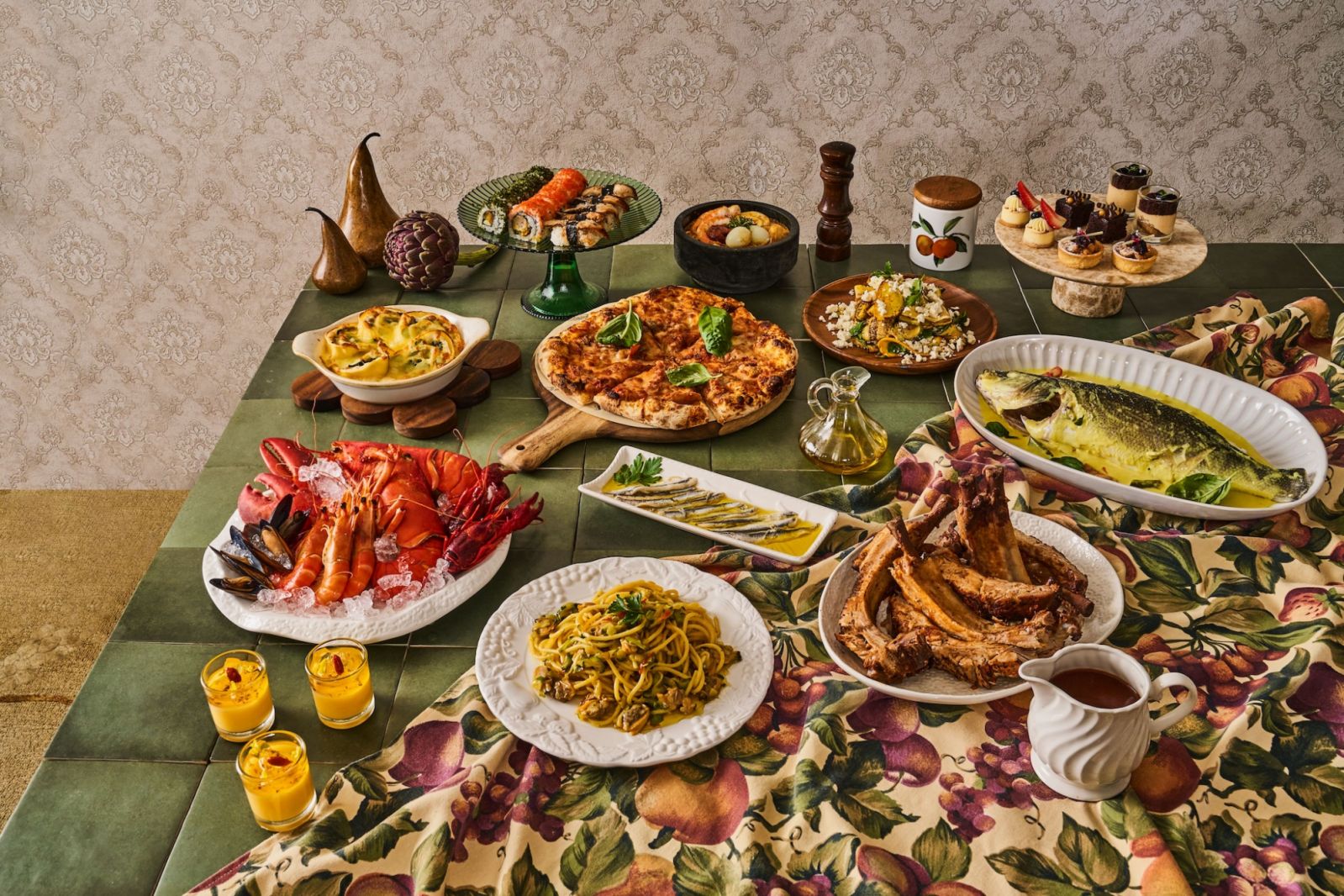 Pugliese chef Giuseppe Di Gaetano presents a sumptuous southern Italian buffet spread at Luce (Photo: Intercontinental Singapore) bugis food restaurant guide