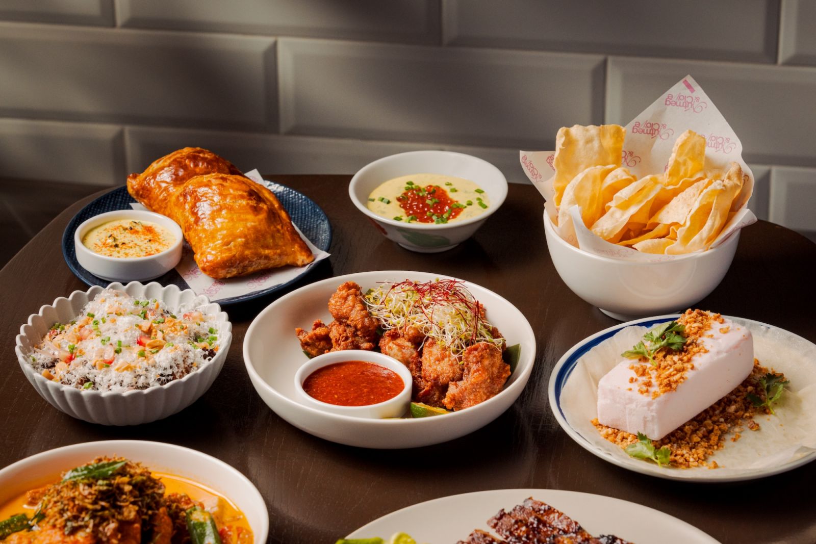 Familiar yet modern takes on comforting Asian flavours such as rojak, assam pedas, and prawn paste chicken (Photo: Nutmeg & Clove) bugis food restaurant guide