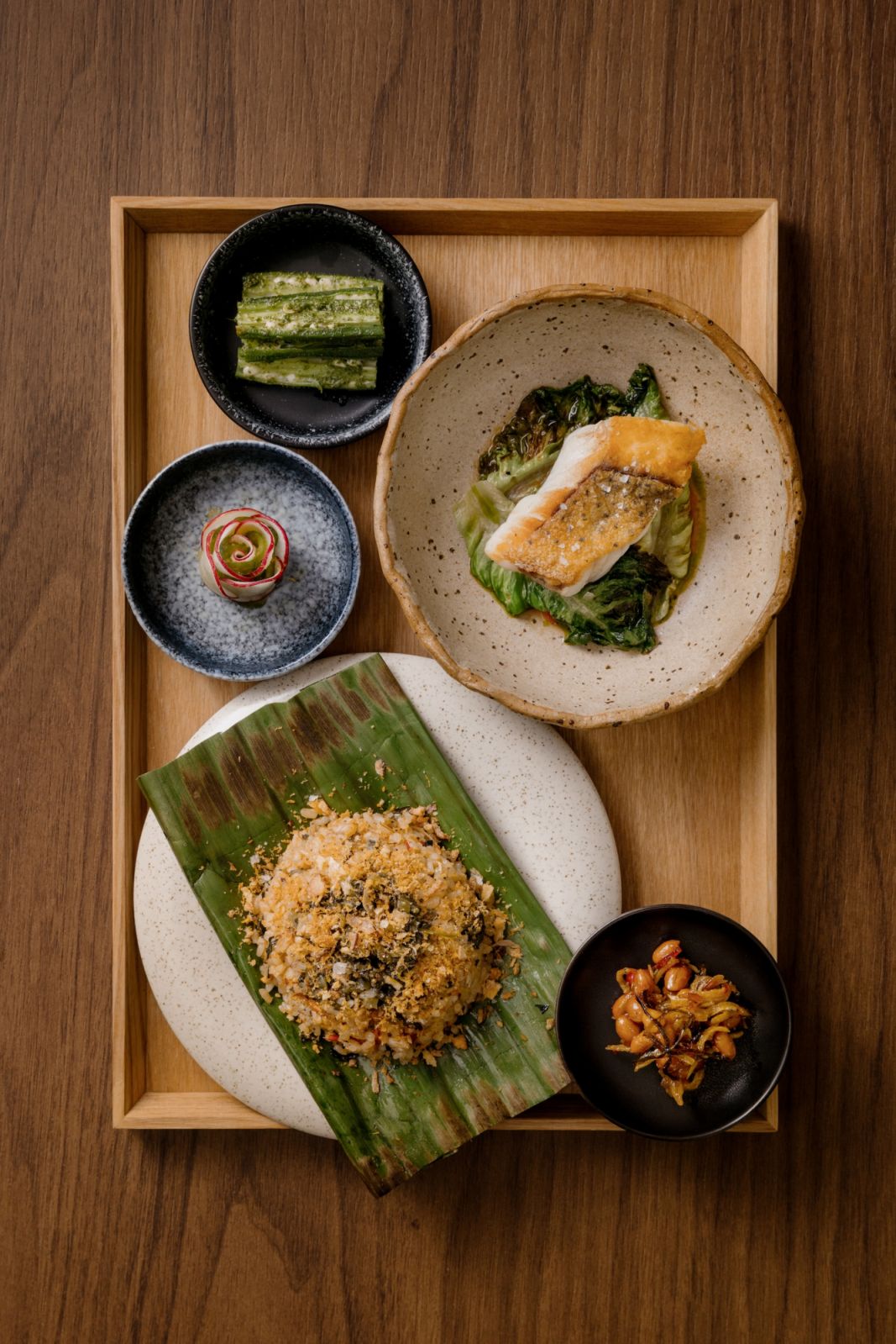 Belimbing’s “new-gen Singaporean” features the wok-fried nasi ulam (Photo: Belimbing) bugis food restaurant guide
