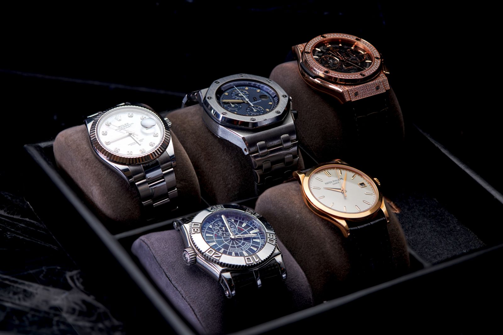 Teo's personal collection includes pieces from Rolex, Audemars Piguet, Hublot, Roger Dubuis and Patek Philippe