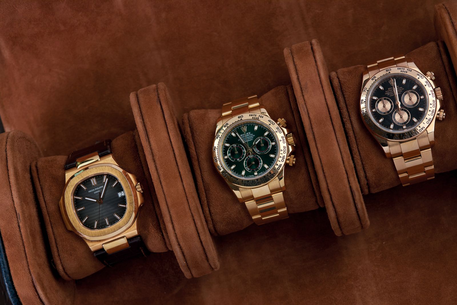 Some of Small Laude’s sportier daily staples include her Patek Philippe Nautilus and Rolex Daytona John Mayer (Photo by Wesley Villarica)