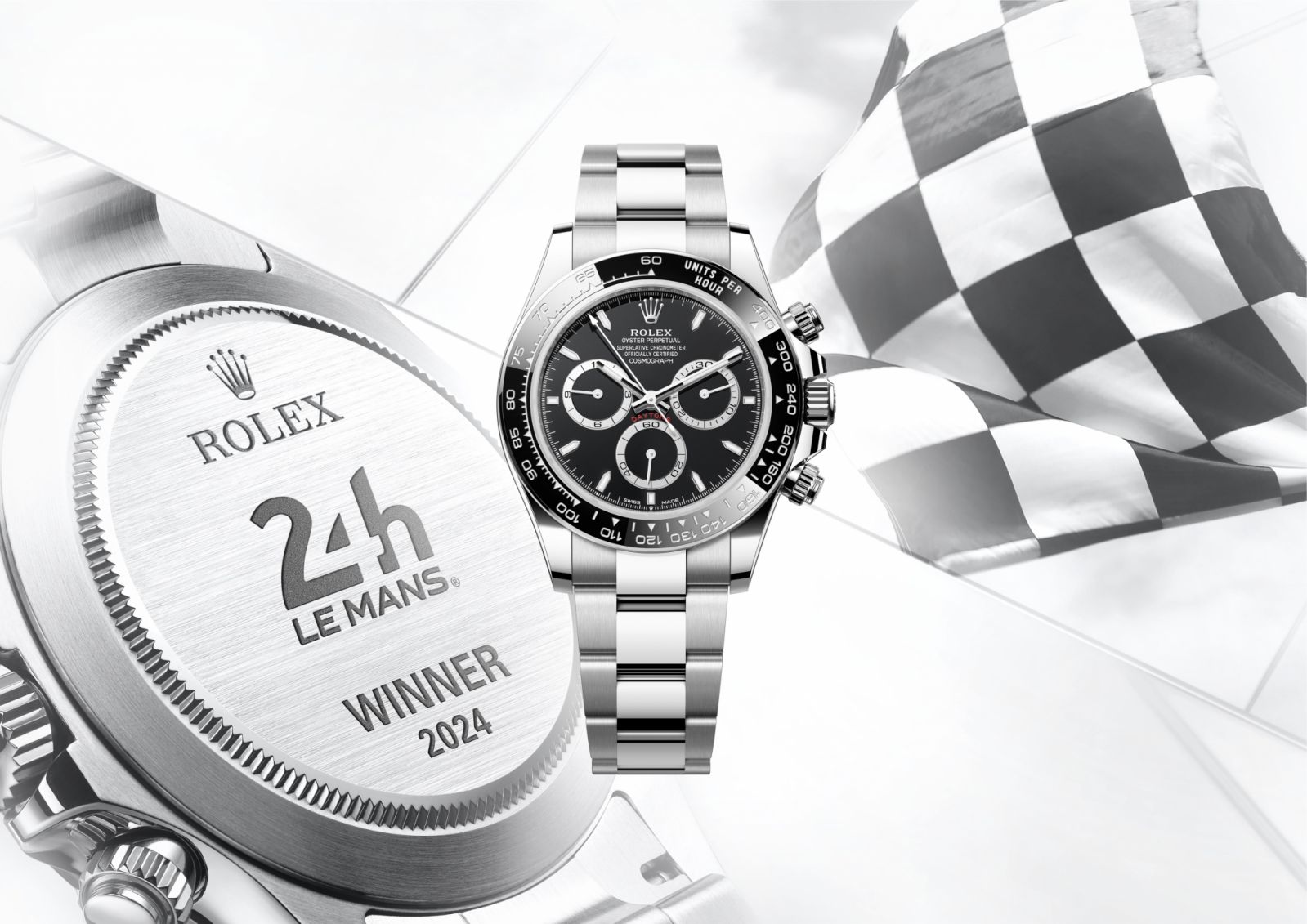 Engraved Oyster Perpetual Cosmograph Daytona presented to the winner of the 24 Hours of Le Mans