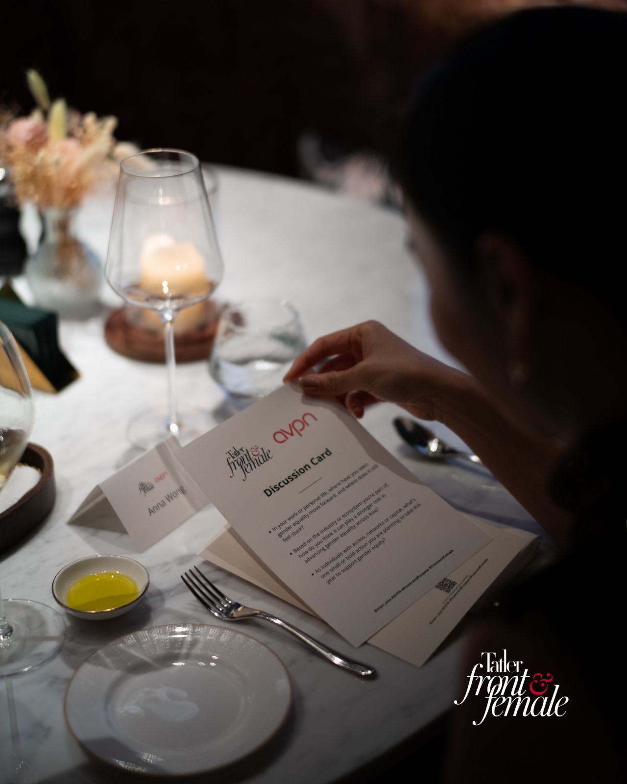 AVPN Asia Gender Network and Tatler Front & Female dinner