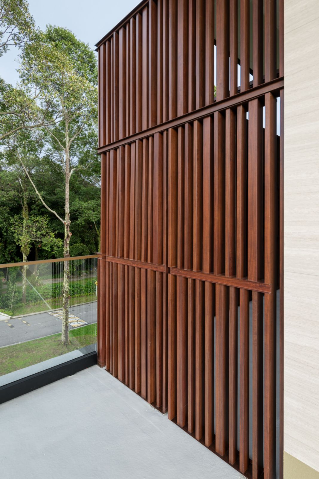Screens were deployed throughout the home in various scales