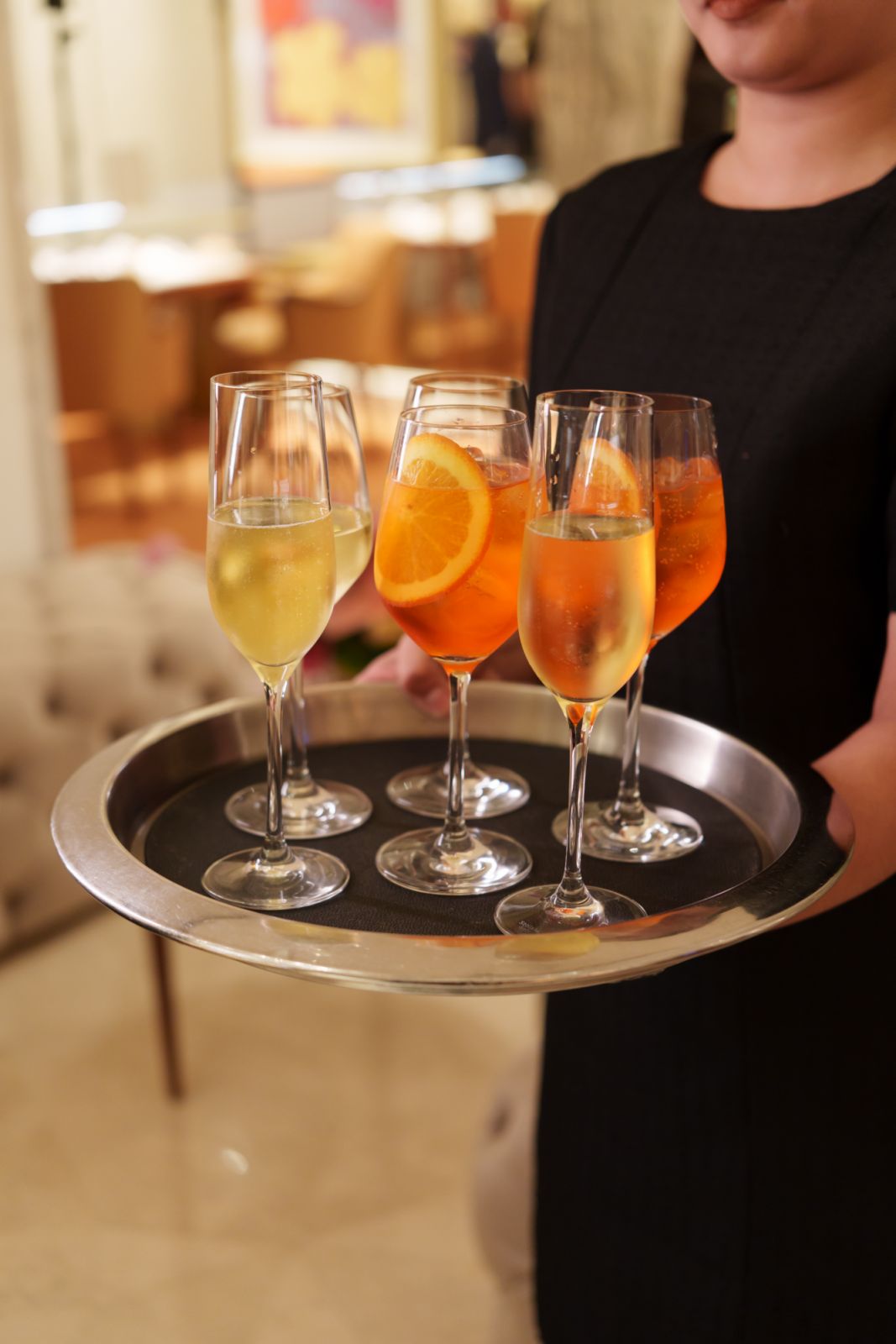 Tipples served by the Shangri-La The Fort team