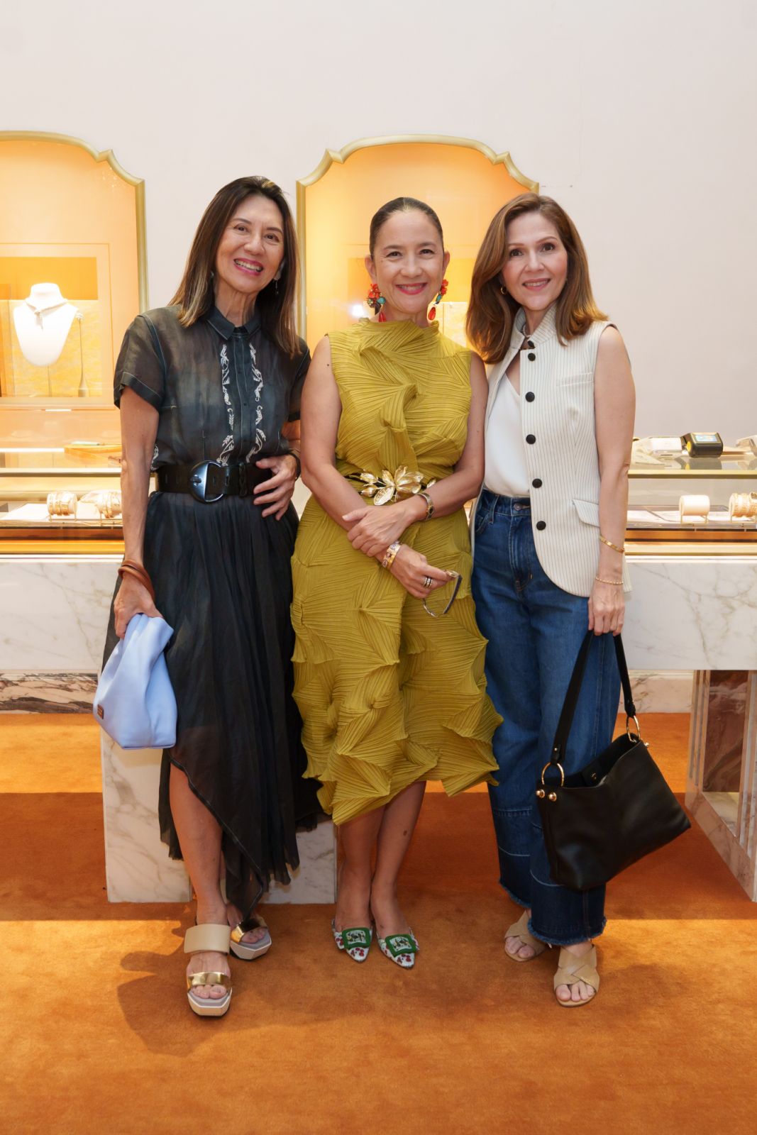 Lulu Tan-Gan, Mia Borromeo, Anne Marie Saguil