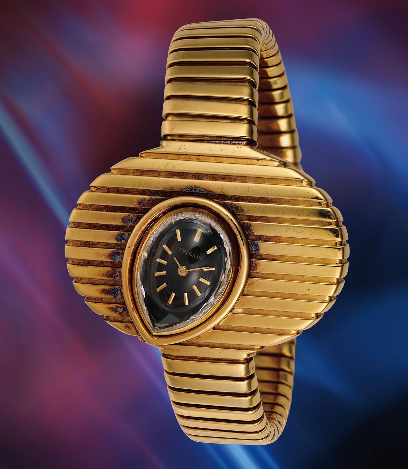Bvlgari Tubogas (ประมาณปี 1980) ปิดที่ 1.70 แสนดอลลาร์ หรือประมาณ 5.55 ล้านบาท (ภาพ: Phillips)