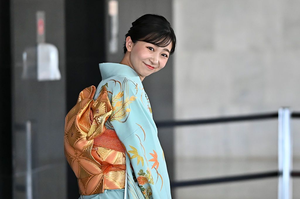BRASILIA, BRAZIL - JUNE 11: Princess Kako of Akishino arrives for an official visit to Brazil at Planalto Palace on on June 11, 2025 in Brasilia, Brazil. (Photo by Ton Molina/Getty Images)