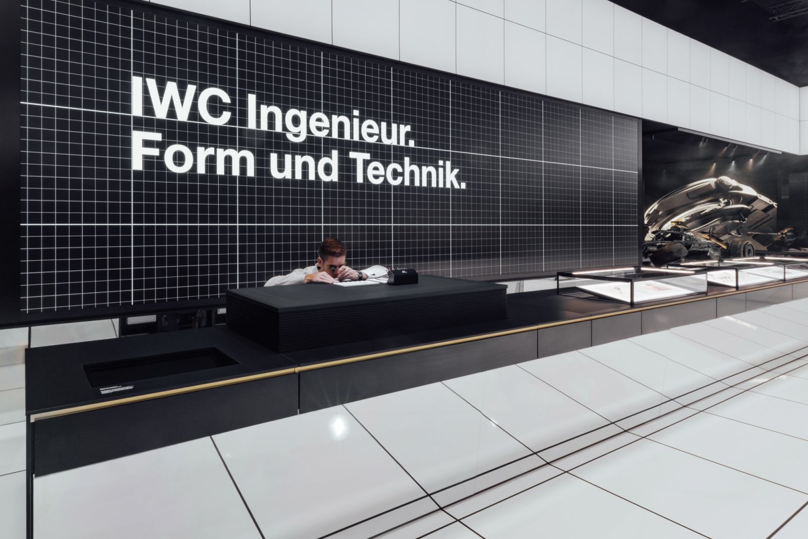 The IWC booth at Watches and Wonders 2025 in Geneva (Photo: courtesy of IWC Schaffhausen)
