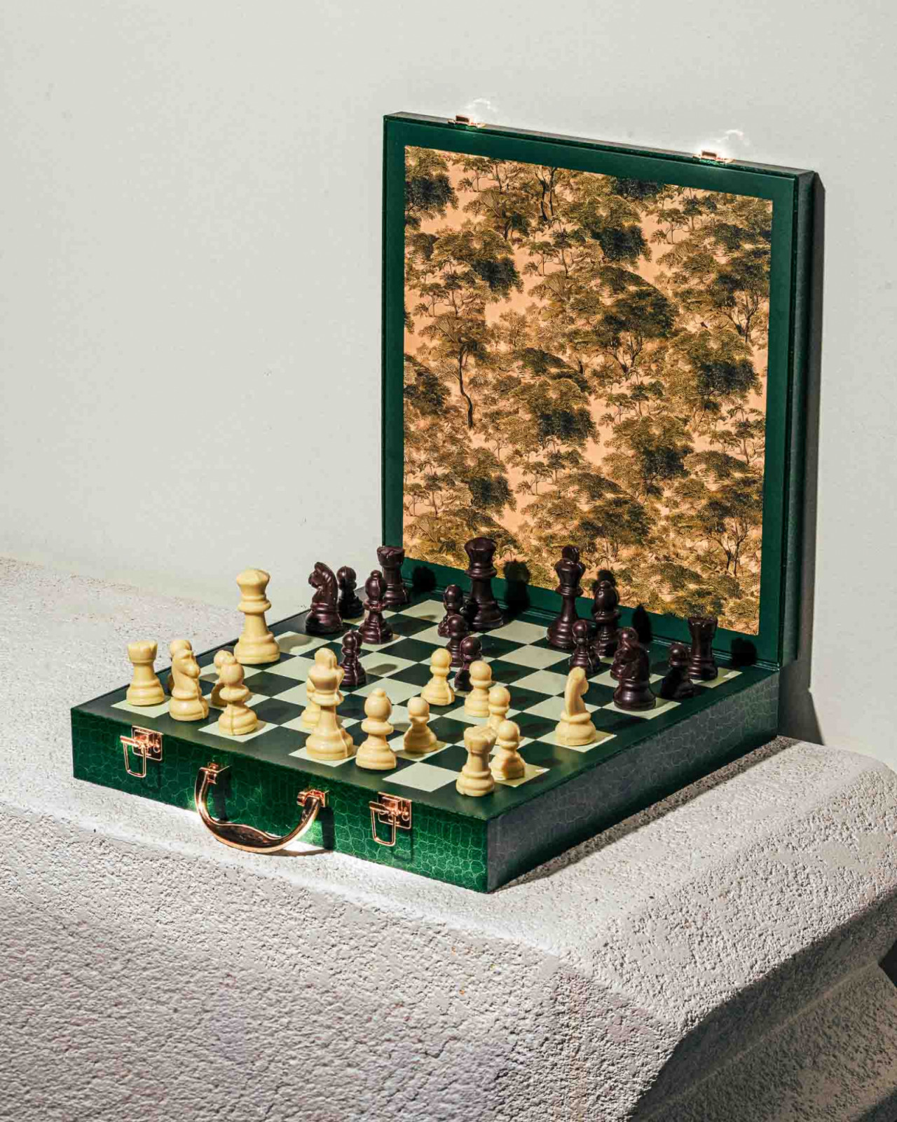 Luxury Grandmaster Chocolate Chess Pieces Set from Compartés (Photo: courtesy of Compartés)