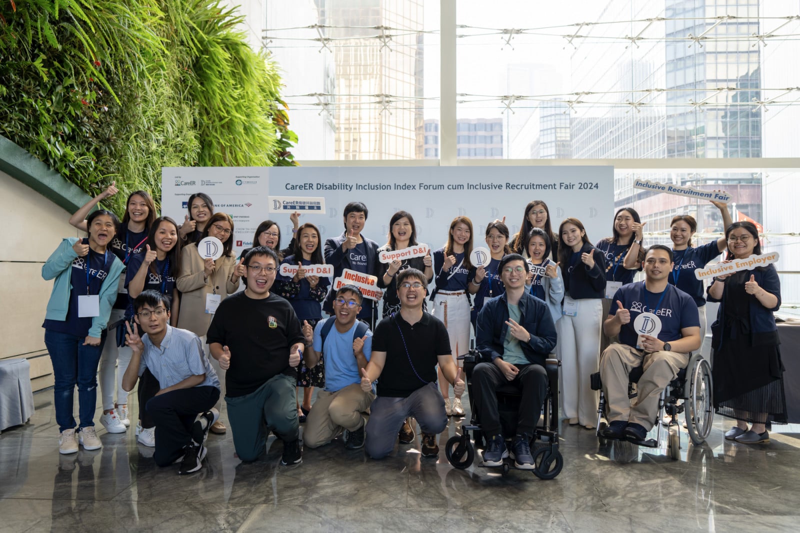 CareER team and volunteers at 2024 CareER Inclusive Recruitment Fair