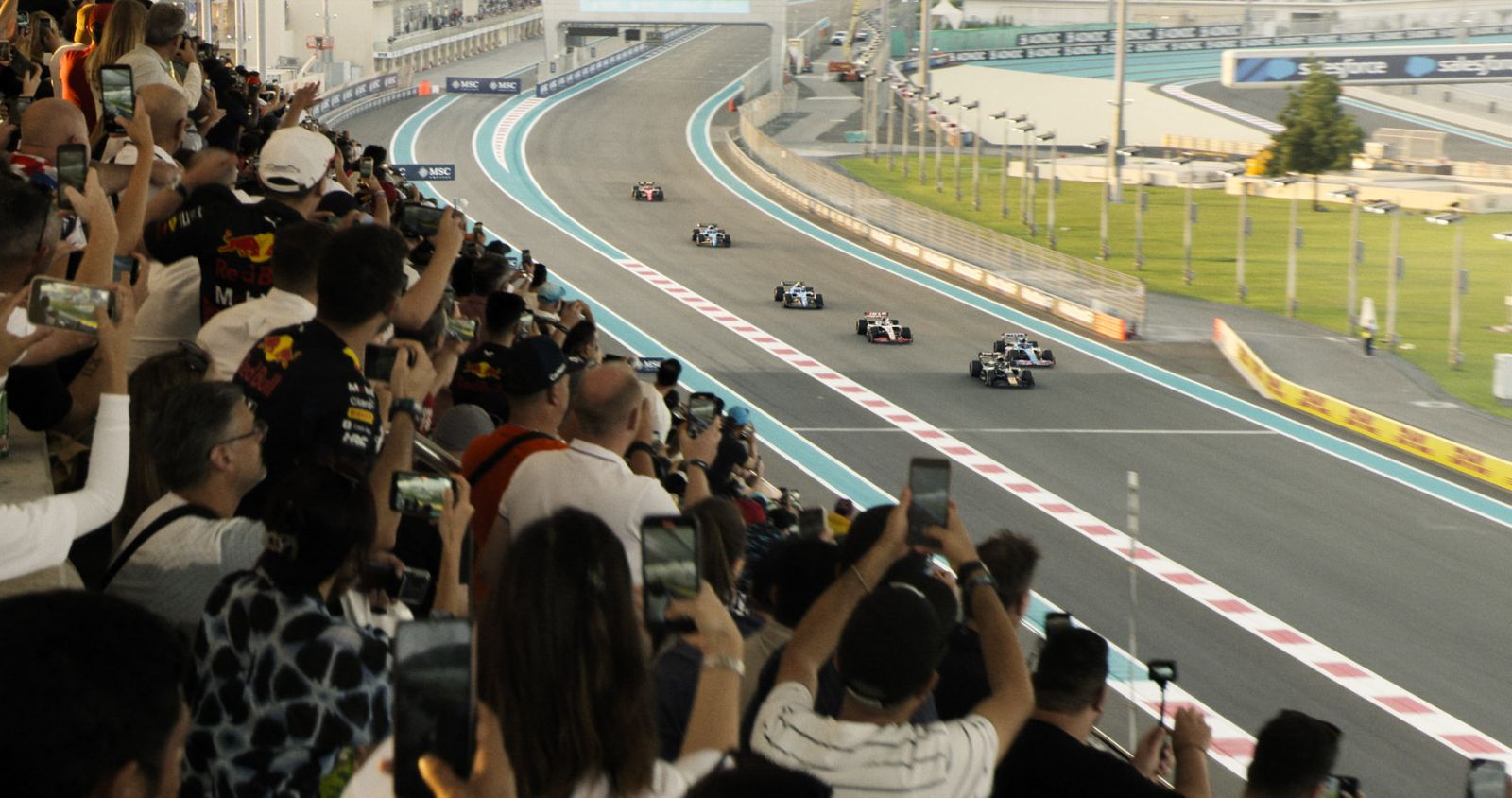 A scene on the racetrack in 'F1 The Movie' (Photo: Apple)
