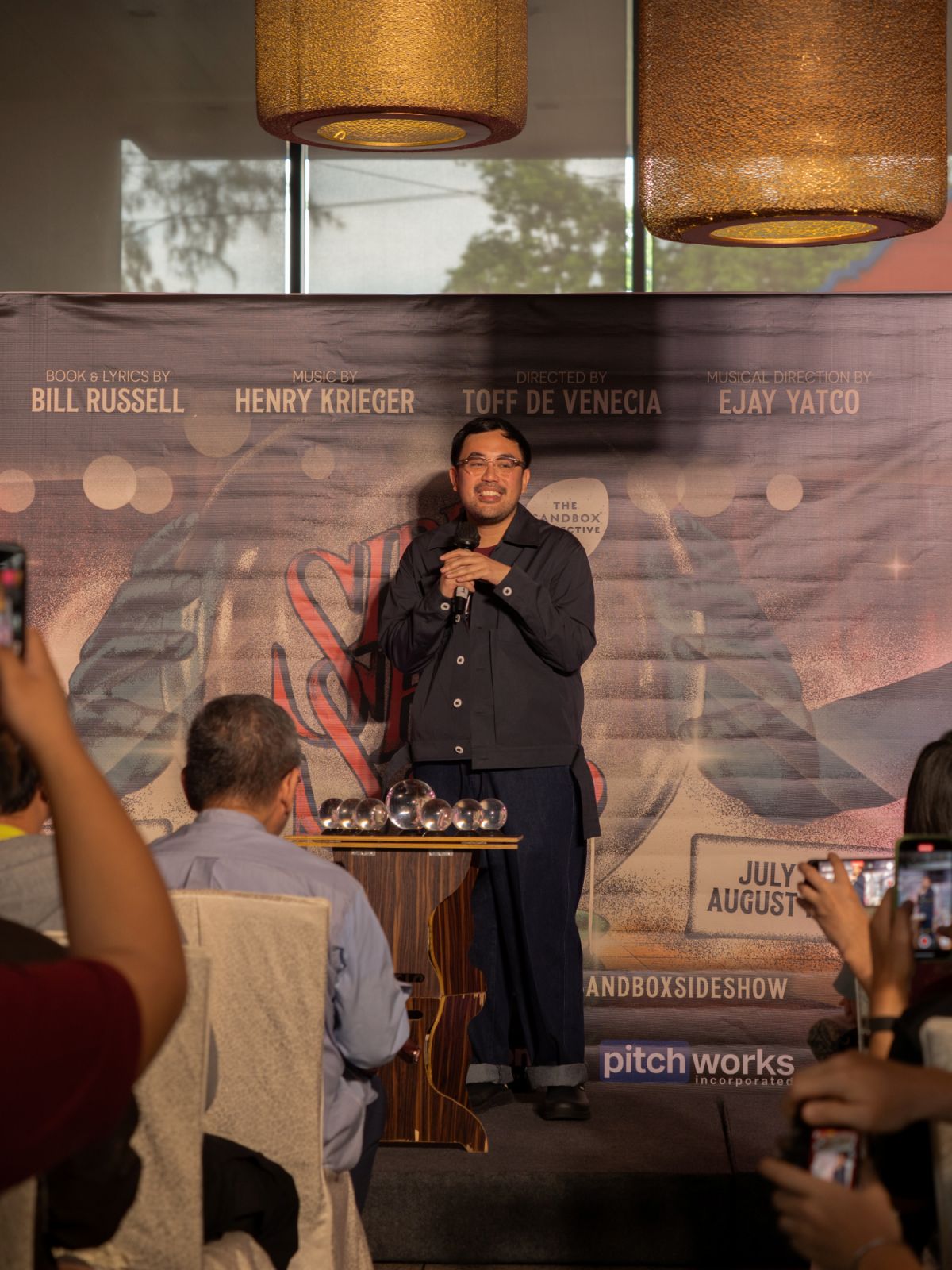 Director Toff de Venecia gives his opening remarks