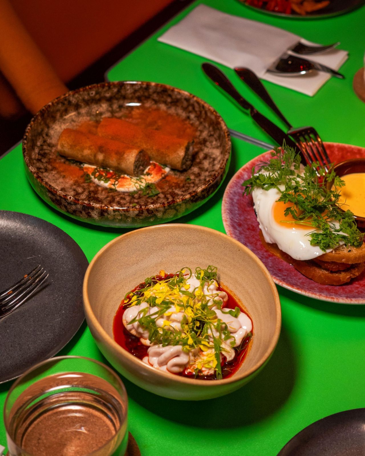Sichuan saliva chicken reinterpreted with luscious shirako instead of the regular silkened chicken (Photo: Maggie’s) tanjong pagar food guide