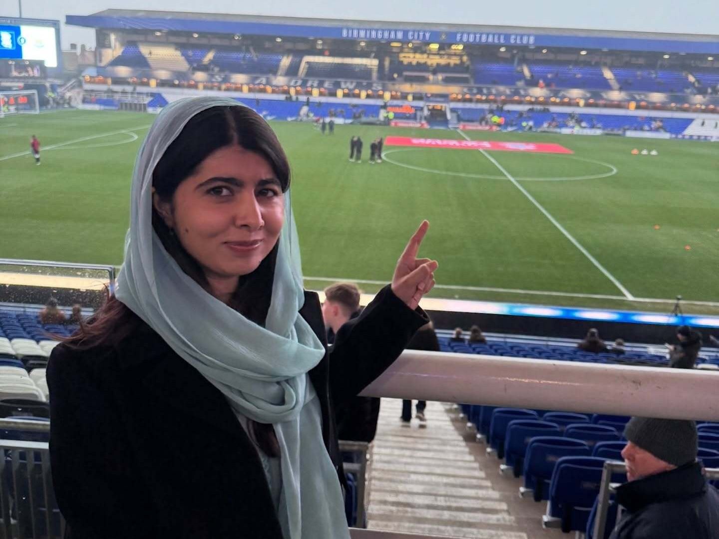 Malala is a sports fanatic (Photo: Instagram / @malala)